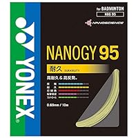YONEX　ガット　バドミントン　ナノジー95　シルバーグレー　100m Amazon | ヨネックス YONEX ガット バドミントン用 ナノジー95